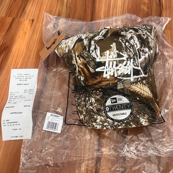 Stussy Other - New Stussy x New Era 9Twenty Basic Strapback Hat RealTree Camouflage